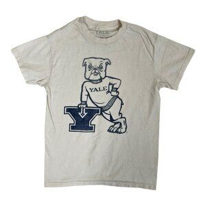 Vintage Yale University T-Shirt Size Small Retro Bulldog